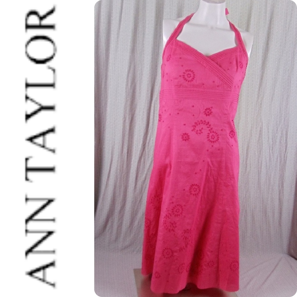 Ann Taylor Pink Sun Dress